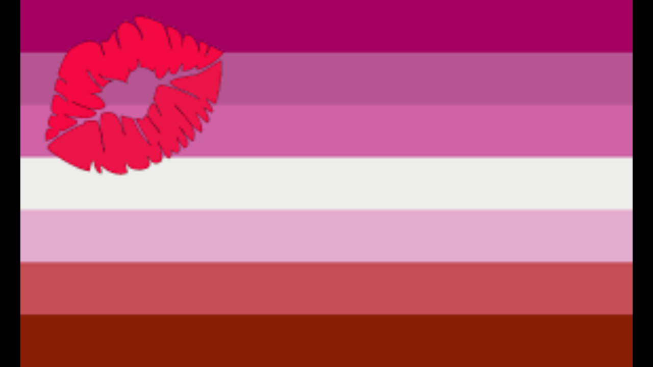 lesbian pride flags